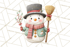 Christmas Characters Clipart PNG Cute Holiday, Santa Png Product Image 2