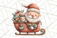 Christmas Characters Clipart PNG Cute Holiday, Santa Png Product Image 4