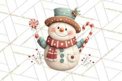 Christmas Characters Clipart PNG Cute Holiday, Santa Png Product Image 5