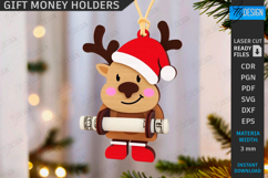 Christmas Characters Laser Cut Bundle|Christmas Money Cards Product Image 5