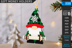 Christmas Characters Laser Cut Bundle|Christmas Money Cards Product Image 11