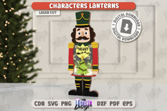 Christmas Character Lantern Laser Cut | Nutcracker | Holiday Product Image 1