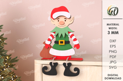 Christmas Characters Bundle Laser Cut. Christmas Decor SVG Product Image 12