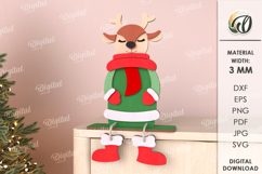 Christmas Characters Bundle Laser Cut. Christmas Decor SVG Product Image 8