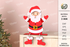 Christmas Characters Bundle Laser Cut. Christmas Decor SVG Product Image 9