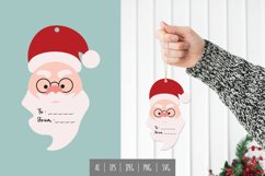 Christmas Santa Gift Tag Product Image 1