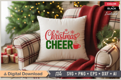 Christmas Cheer SVG | Christmas SVG | Holiday SVG | Xmas SVG Product Image 4