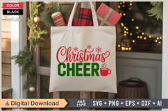 Christmas Cheer SVG | Christmas SVG | Holiday SVG | Xmas SVG Product Image 5