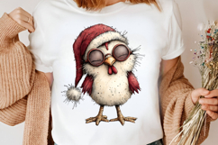 Christmas Chicken Clipart Sublimation Product Image 2