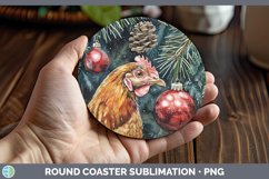 GorgeousChristmas Round Coaster design.