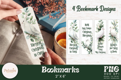 Christian bible verses being used as Trendy Christian Christmas bookmarks print