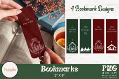 Christian bible verses being used as Trendy Christian Christmas bookmarks print