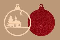 Christmas Church Ornament SVG Product Image 2