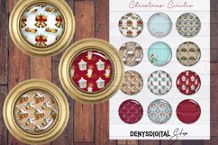 Christmas Digital Collage Sheet, Christmas Pendant Images Product Image 1