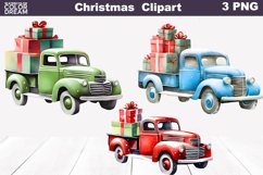 Watercolor Christmas Clipart | Christmas Sublimation Bundle Product Image 7