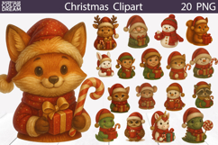 Vintage Christmas Bundle | Cute Christmas Sublimation Product Image 4
