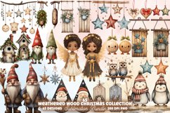 Christmas Clipart, Christmas Clipart Bundle, Christmas Watercolor, Watercolor Christmas, Christmas, Christmas Clipart Watercolour, Christmas Clipart Watercolor, Retro Christmas PNG, Cute Christmas Clipart