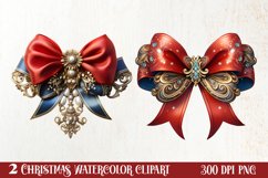 Christmas Family Animals Clipart, Christmas Family Product Image 1