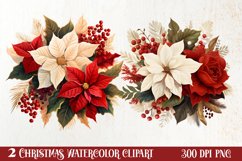 Christmas Family Animals Clipart, Christmas Family Product Image 1