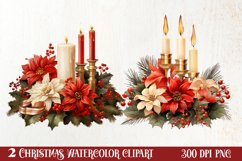 Christmas Family Animals Clipart, Christmas Family Product Image 1