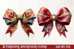 Christmas Family Animals Clipart, Christmas Family Product Image 1