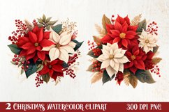 Christmas Family Animals Clipart, Christmas Family Product Image 1