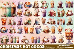 Christmas Clipart, Christmas Clipart Bundle, Christmas Watercolor, Watercolor Christmas, Christmas, Christmas Clipart Watercolour, Christmas Clipart Watercolor, Retro Christmas PNG, Cute Christmas Clipart, Christmas Clip Art, Christmas Sublimation, Christ