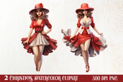 Christmas Family Animals Clipart, Christmas Family Product Image 1