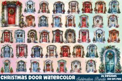 Christmas Clipart, Christmas Clipart Bundle, Christmas Watercolor, Watercolor Christmas, Christmas, Christmas Clipart Watercolour, Christmas Clipart Watercolor, Retro Christmas PNG, Cute Christmas Clipart, Christmas Clip Art, Christmas Sublimation, Christ