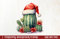 Western Christmas Cowboy Clipart Sublimation, Christmas PNG Product Image 1