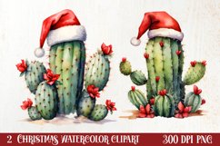 Western Christmas Cowboy Clipart Sublimation, Christmas PNG Product Image 1