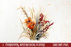 Western Christmas Cowboy Clipart Sublimation, Christmas PNG Product Image 1