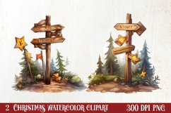 Western Christmas Cowboy Clipart Sublimation, Christmas PNG Product Image 1