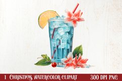 Tropical Christmas Clipart , Christmas PNG Product Image 1