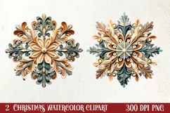 Hand Drawn Cozy Christmas Clipart, Christmas PNG Product Image 1