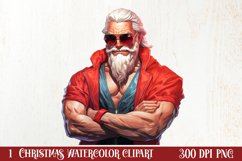 Handsome Santa Claus Clipart, Santa Claus Clipart Product Image 1