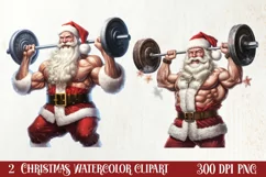 Handsome Santa Claus Clipart, Santa Claus Clipart Product Image 1
