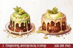 Hand Drawn Cozy Christmas Clipart, Christmas PNG Product Image 1
