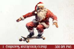 Handsome Santa Claus Clipart, Santa Claus Clipart Product Image 1
