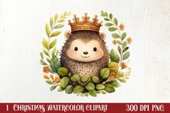 Christmas Knitting Clipart Watercolour , Christmas PNG Product Image 1