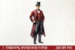 Vintage Christmas Magic Clipart, Christmas Clipart Product Image 1