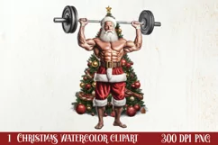 Handsome Santa Claus Clipart, Santa Claus Clipart Product Image 1