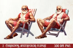Handsome Santa Claus Clipart, Santa Claus Clipart Product Image 1