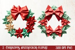 Christmas Origami Style Sublimation, Christmas PNG Product Image 1