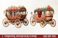 Magical Christmas Celebration Clipart, Christmas Clipart Product Image 1