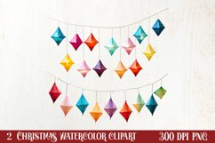 Christmas Origami Style Sublimation, Christmas PNG Product Image 1