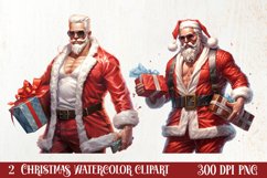 Handsome Santa Claus Clipart, Santa Claus Clipart Product Image 1