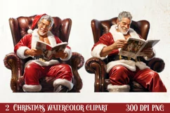 Handsome Santa Claus Clipart, Santa Claus Clipart Product Image 1