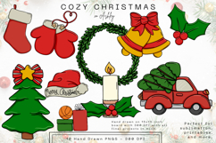 Christmas Clip Art PNG Files Product Image 1