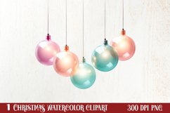 Pastel Christmas Shublimation Clipart, Pastel Christmas Clip Product Image 1